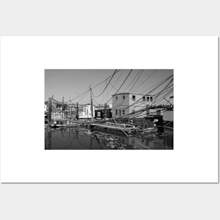 Sausalito Docks, San Francisco Bay Area, California Posters and Art